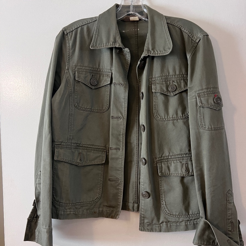 J. Crew Cargo Jacket Size M